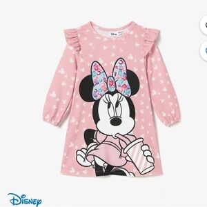 PatPat Pink Minnie Mouse Dress
